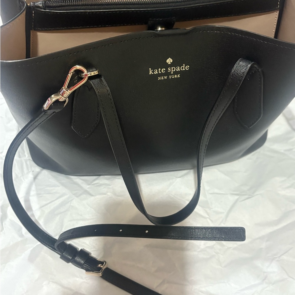 Kate Spade Black and Tan Tote Bag